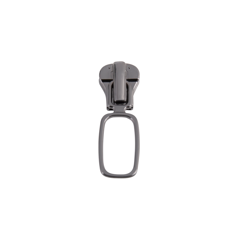 FY3541 5# resina brilhante preto controle deslizante de níquel